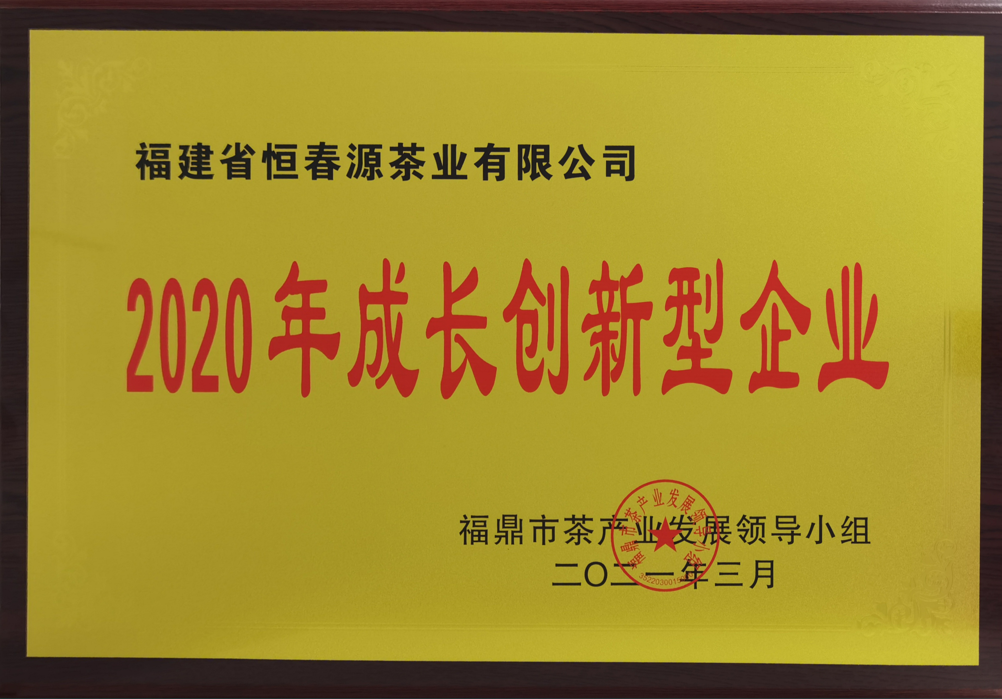 2020年成長創(chuàng)新型企業(yè)